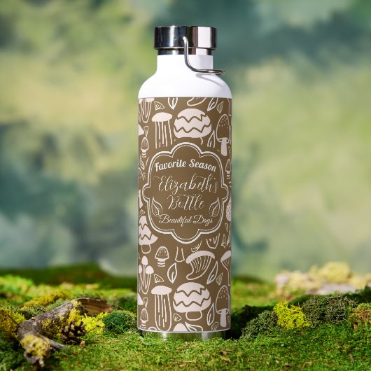 Mushroom Brown Cream Cooler Trinkflasche (Außenbereich)