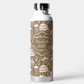 Mushroom Brown Cream Cooler Trinkflasche (links)