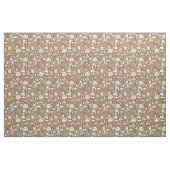 Mushroom Brown Cream Stoff (Fat Quarter (45,7 x 55,9 cm))