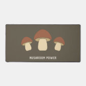 Mushroom Brown Desk Mat Schreibtischunterlage (Vorderseite)