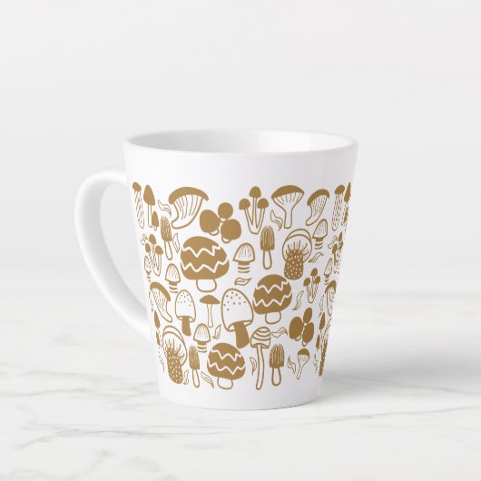 Mushroom Brown Latte Tasse (Linke Ecke)
