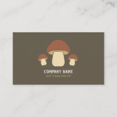 Mushroom Business Card Visitenkarte (Rückseite)