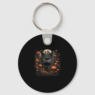 Mushroom Cat Cotattcore Ästhetische Goth Art Emmy Schlüsselanhänger
