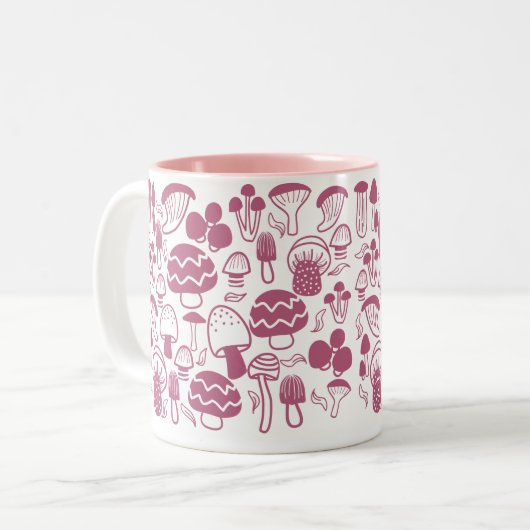 Mushroom Cherry White Tasse (Vorderseite Links)