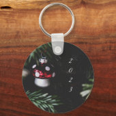 Mushroom Christmas Schlüsselanhänger (Vorderseite)