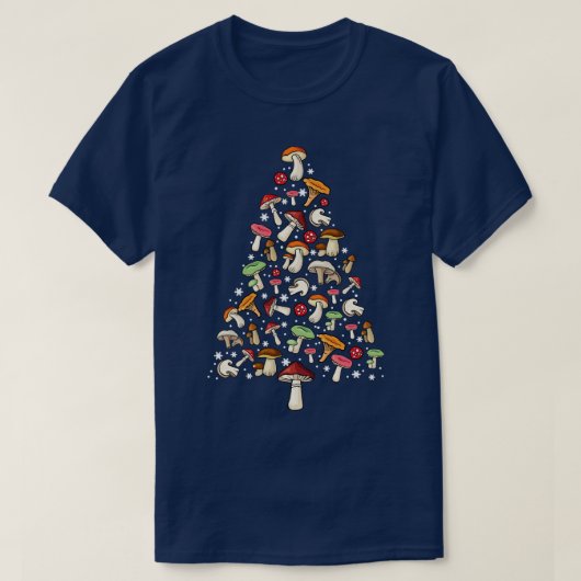Mushroom Christmas Sweater T-Shirt (Design vorne)