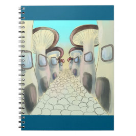 Mushroom City Notebook Notizblock