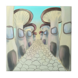 Mushroom City Street Fliese