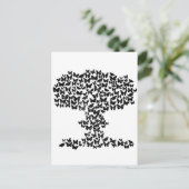 Mushroom Cloud of Butterflies Postkarte (Stehend Vorderseite)