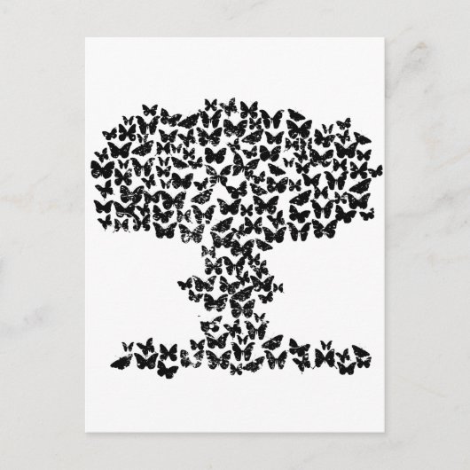 Mushroom Cloud of Butterflies Postkarte (Vorderseite)