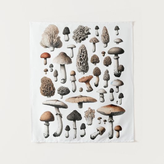 Mushroom-Cluster Wandteppich (Vorderseite)