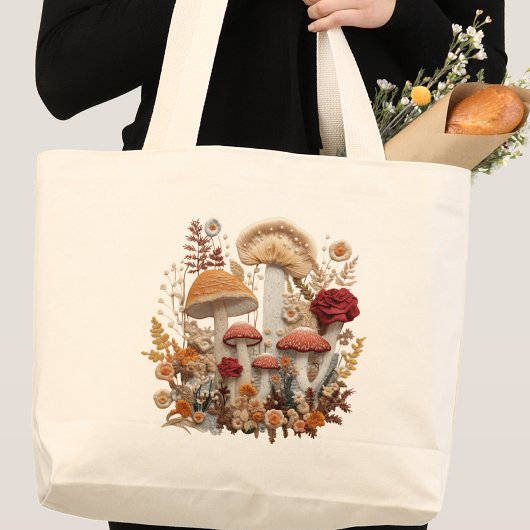 Mushroom-Cocktcore Jumbo Stoffbeutel