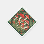 Mushroom-Cocktcore Serviette (Ecke)