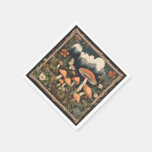 Mushroom-Cocktcore Serviette (Ecke)
