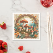 Mushroom-Cocktcore Serviette (Beispiel)