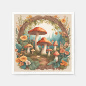 Mushroom-Cocktcore Serviette (Vorderseite)