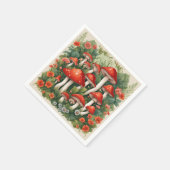 Mushroom-Cocktcore Serviette (Ecke)