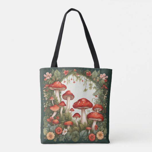 Mushroom-Cocktcore Tasche (Rückseite)