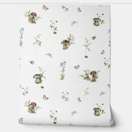 Mushroom Cotattcore Blumenbienen Tapete