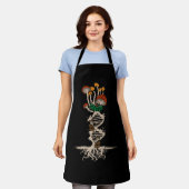 Mushroom Cotattcore DNA Mycology Shroom Hunter Fo Schürze (Getragen)
