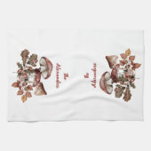 Mushroom Cotattcore Wald Toadstool Geschirrtuch (Horizontal)