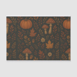 Mushroom Cotattcore Whimsischer Wasserfarbenwald Seidenpapier