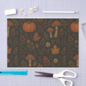 Mushroom Cotattcore Whimsischer Wasserfarbenwald Seidenpapier (Handwerk)