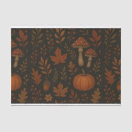 Mushroom Cotattcore Whimsischer Wasserfarbenwald Seidenpapier