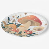 Mushroom Day Magic Pappteller (Schrägansicht)