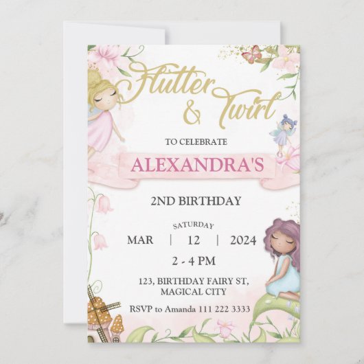 Mushroom der zweiten und dritten Hälfte des 5. 6. Einladung (Vorderseite)