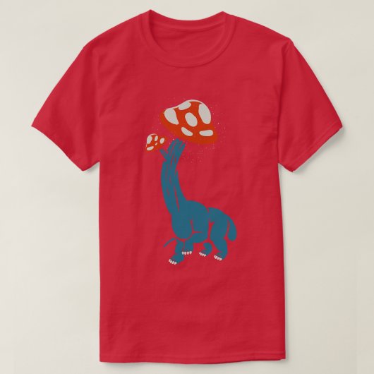 Mushroom Dinosaur Brachiosaurus von Tobe Fonseca T-Shirt (Design vorne)