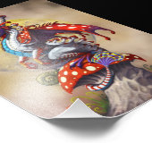 Mushroom Dragon 4x6 Print Fotodruck (Ecke)
