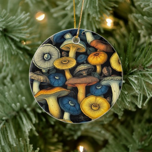 Mushroom Dreams Keramik Ornament (Baum)