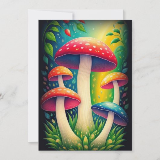 MUSHROOM EINLADUNG (Vorderseite)