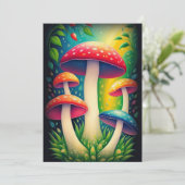 MUSHROOM EINLADUNG (Stehend Vorderseite)