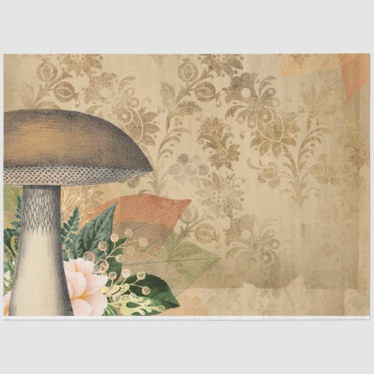 Mushroom Ephemera Design Series #16 Seidenpapier (Vorderseite)