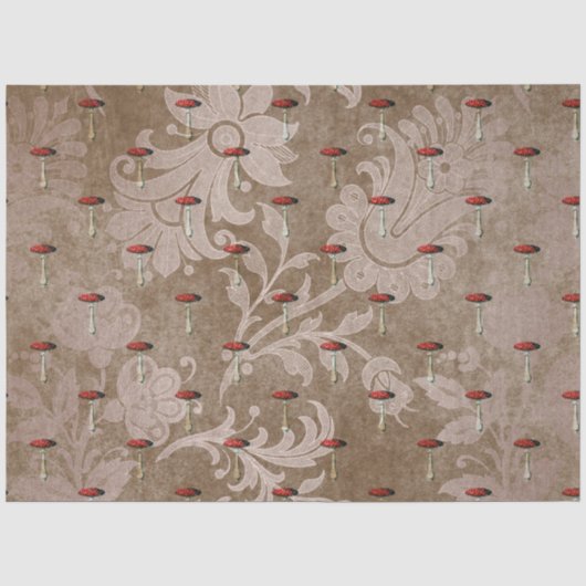 Mushroom Ephemera Design Series #1 Seidenpapier (Vorderseite)