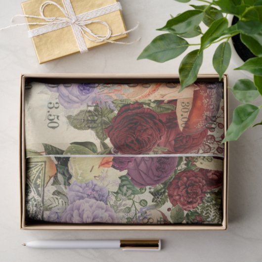 Mushroom Ephemera Design Series #4 Seidenpapier (Geschenk)