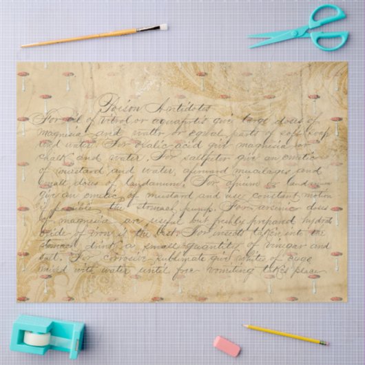 Mushroom Ephemera Design Series #5 Seidenpapier (Basteln)