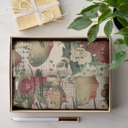 Mushroom Ephemera Design Series #8 Seidenpapier (Geschenk)