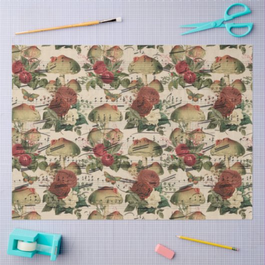 Mushroom Ephemera Design Series #8 Seidenpapier (Basteln)