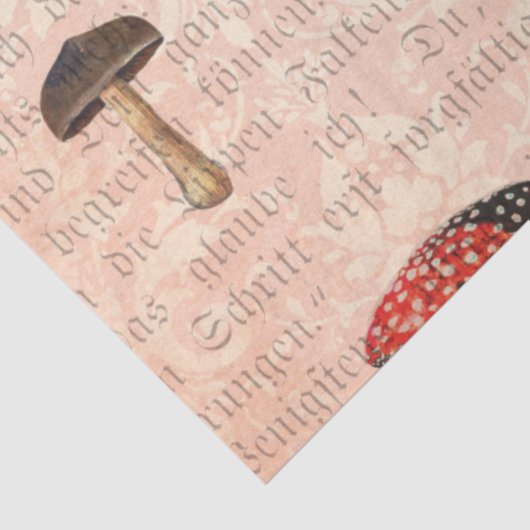 Mushroom Ephemera Design Series #9 Seidenpapier (Ausschnitt)