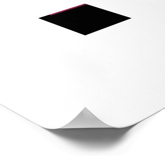 Mushroom Face Character Art Poster (Ecke)