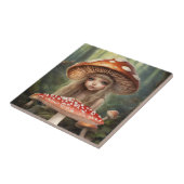 Mushroom Fairy Fantasy World Forest Illustration Fliese (Seite)