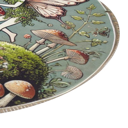 Mushroom Fairy Forager Schneidebrett (Ecke)