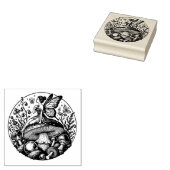Mushroom Fairy Forest Fungus Gummistempel (Stempel)