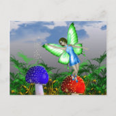 Mushroom Fairy Postkarte (Vorderseite)