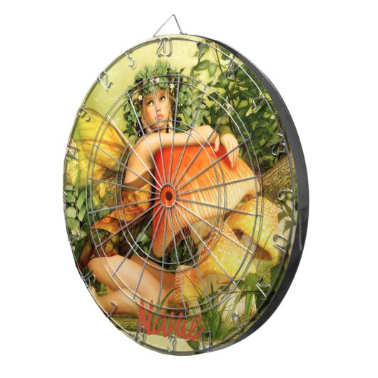 Mushroom fairy Thunder_Cove Dartscheibe (Vorderseite rechts)