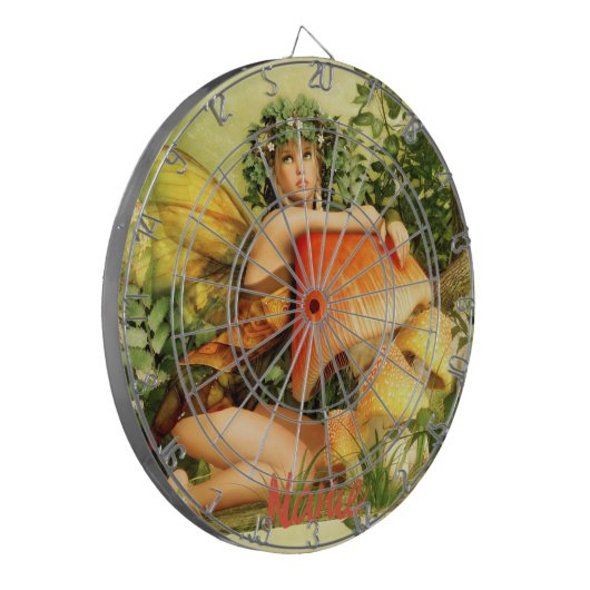 Mushroom fairy Thunder_Cove Dartscheibe (Vorderseite Links)