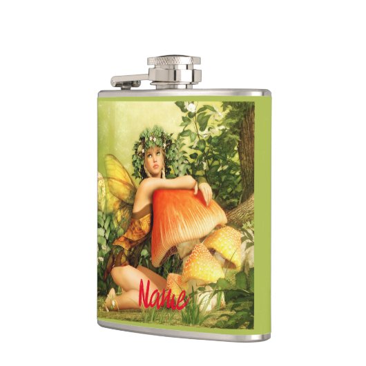 Mushroom fairy Thunder_Cove Flachmann (Links)